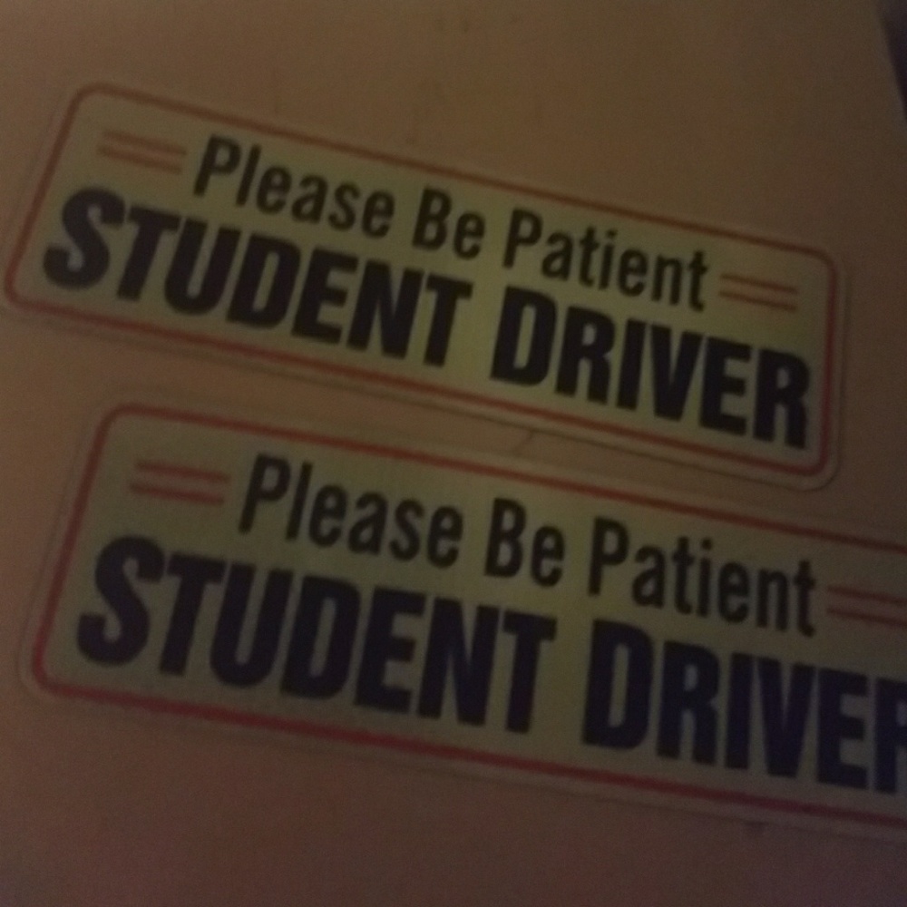Student Driver Magnet